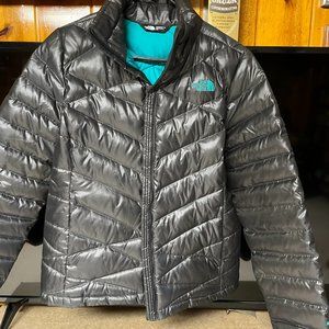 Black/Teal North Face Aconagua Jacket